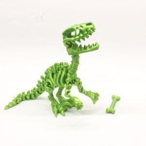 RAPTOR FOSİL 3D HAREKETLİ MODEL YEŞİL