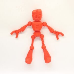 FOKOROBOT 3D HAREKETLİ MODEL TURUNCU