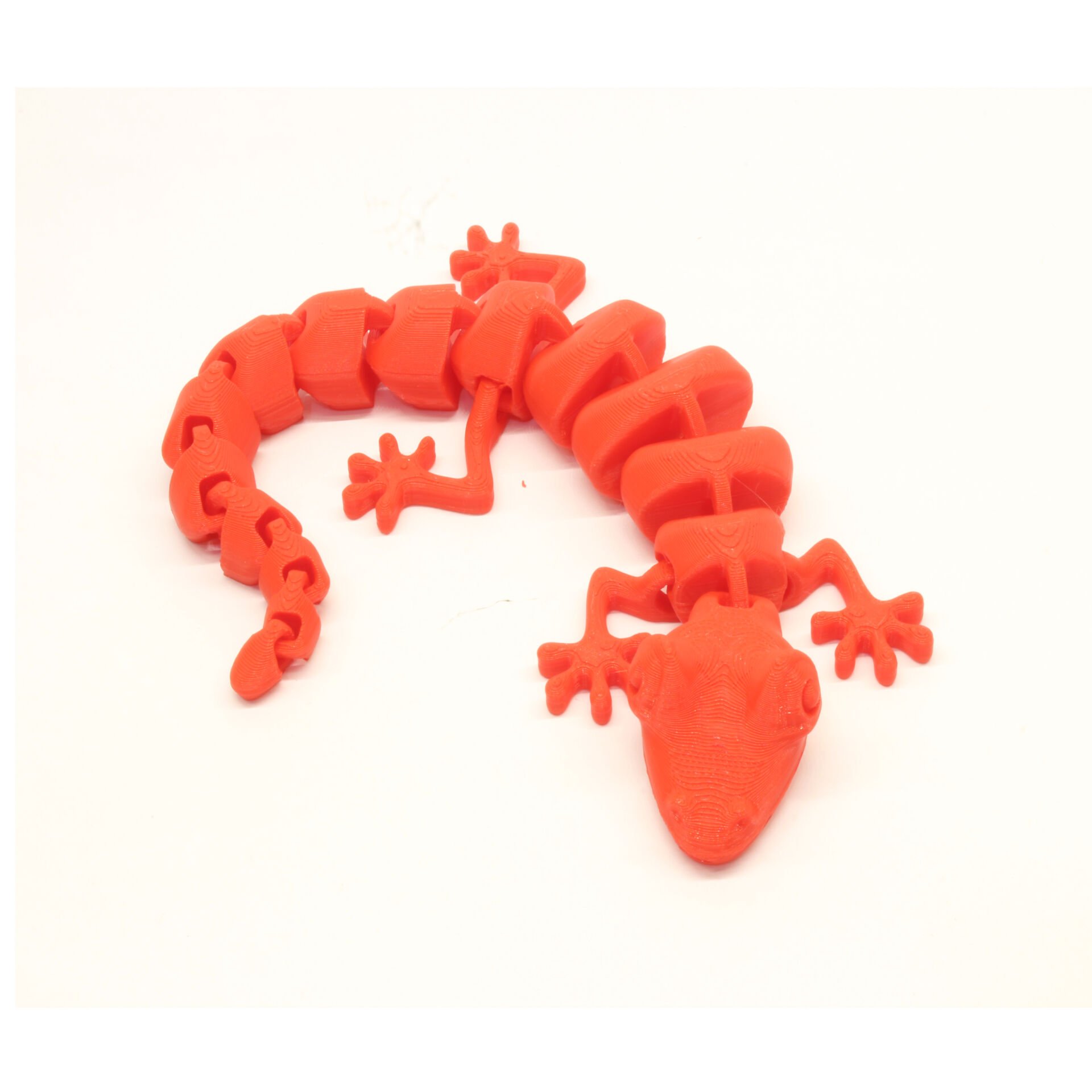 LEOPARD GECKO 3D HAREKETLİ MODEL TURUNCU