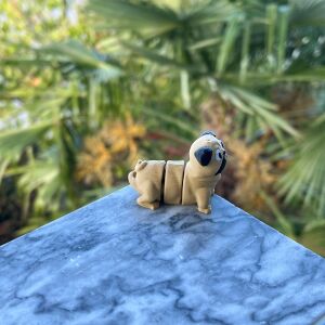 Pug Köpek - Hareketli Figür