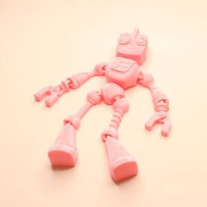 FOKOROBOT 3D HAREKETLİ MODEL PEMBE