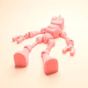 FOKOROBOT 3D HAREKETLİ MODEL PEMBE