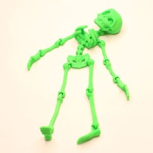 İSKELET ADAM FOSİL 3D HAREKETLİ MODEL YEŞİL
