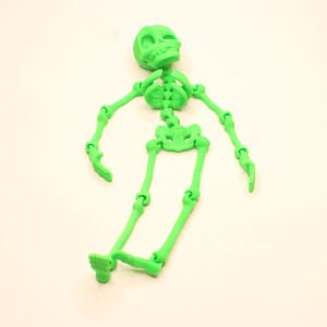 İSKELET ADAM FOSİL 3D HAREKETLİ MODEL YEŞİL