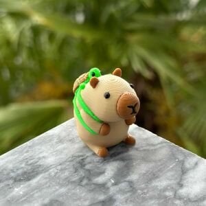 KAPLUMBAĞA TAŞIYAN KAPİBARA FİGÜR