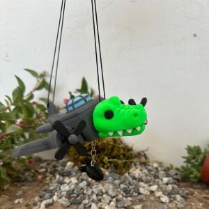 İtalian Brainrot - Bombardiro Crocodilo Dev Figür