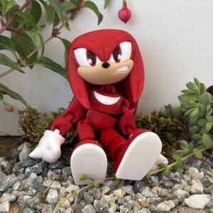 Sonic the Hedgehog - Knuckles Hareketli Dev Figür