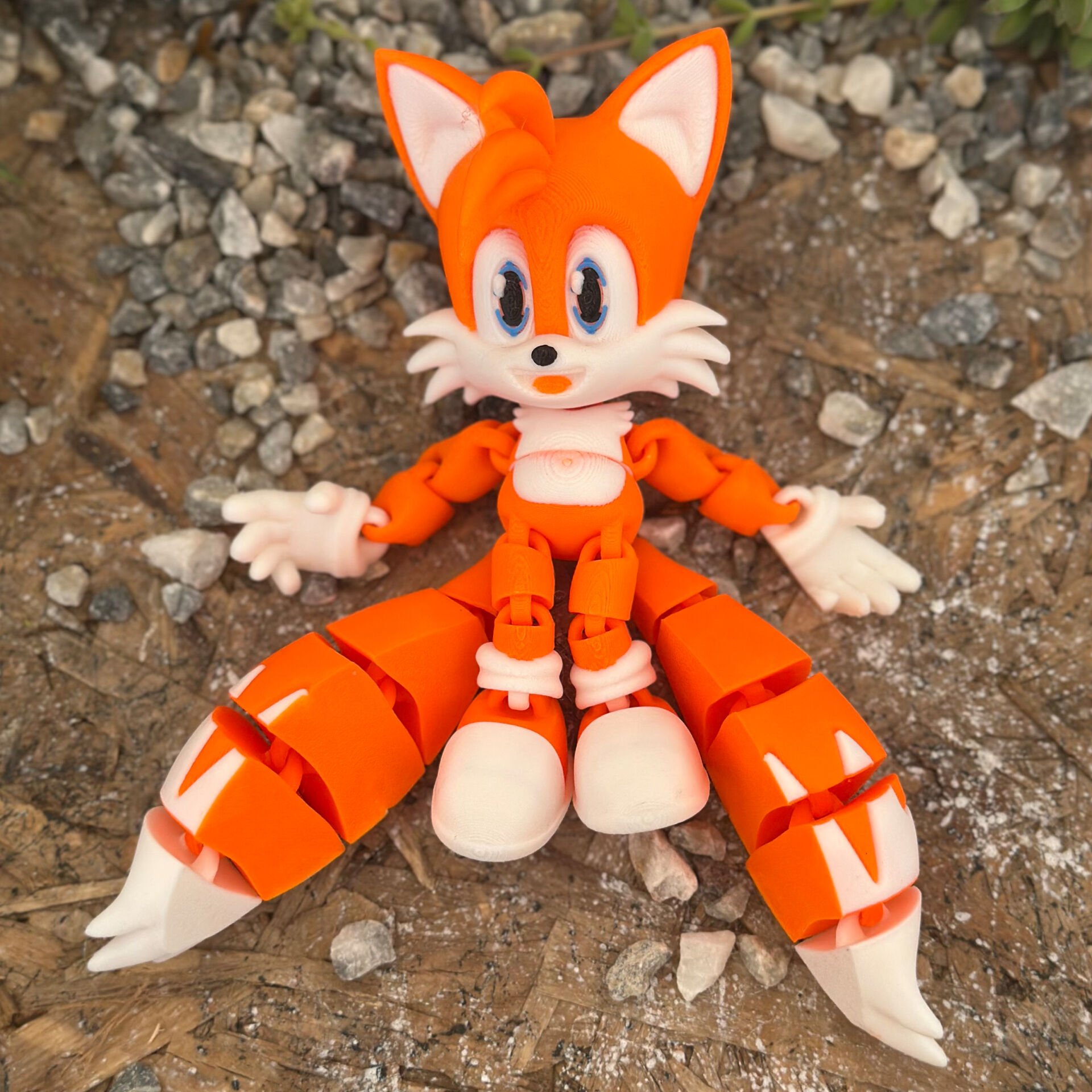 Sonic the Hedgehog - Tails Hareketli Dev Figür