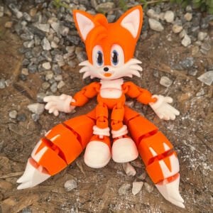 Sonic the Hedgehog - Tails Hareketli Dev Figür