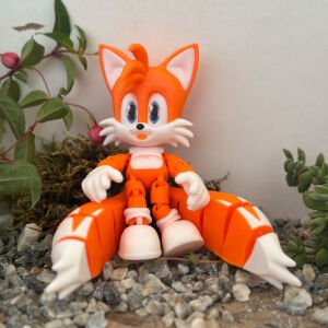 Sonic the Hedgehog - Tails Hareketli Dev Figür