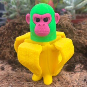 İtalian Brainrot -  Shimpanzini Bananini Dev Figür
