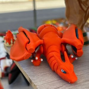 Charizard #0006 - Hareketli Dev Pokemon Figürü