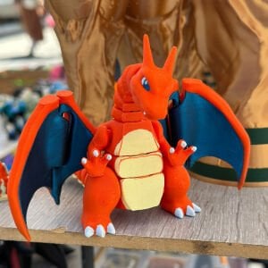 Charizard #0006 - Hareketli Dev Pokemon Figürü