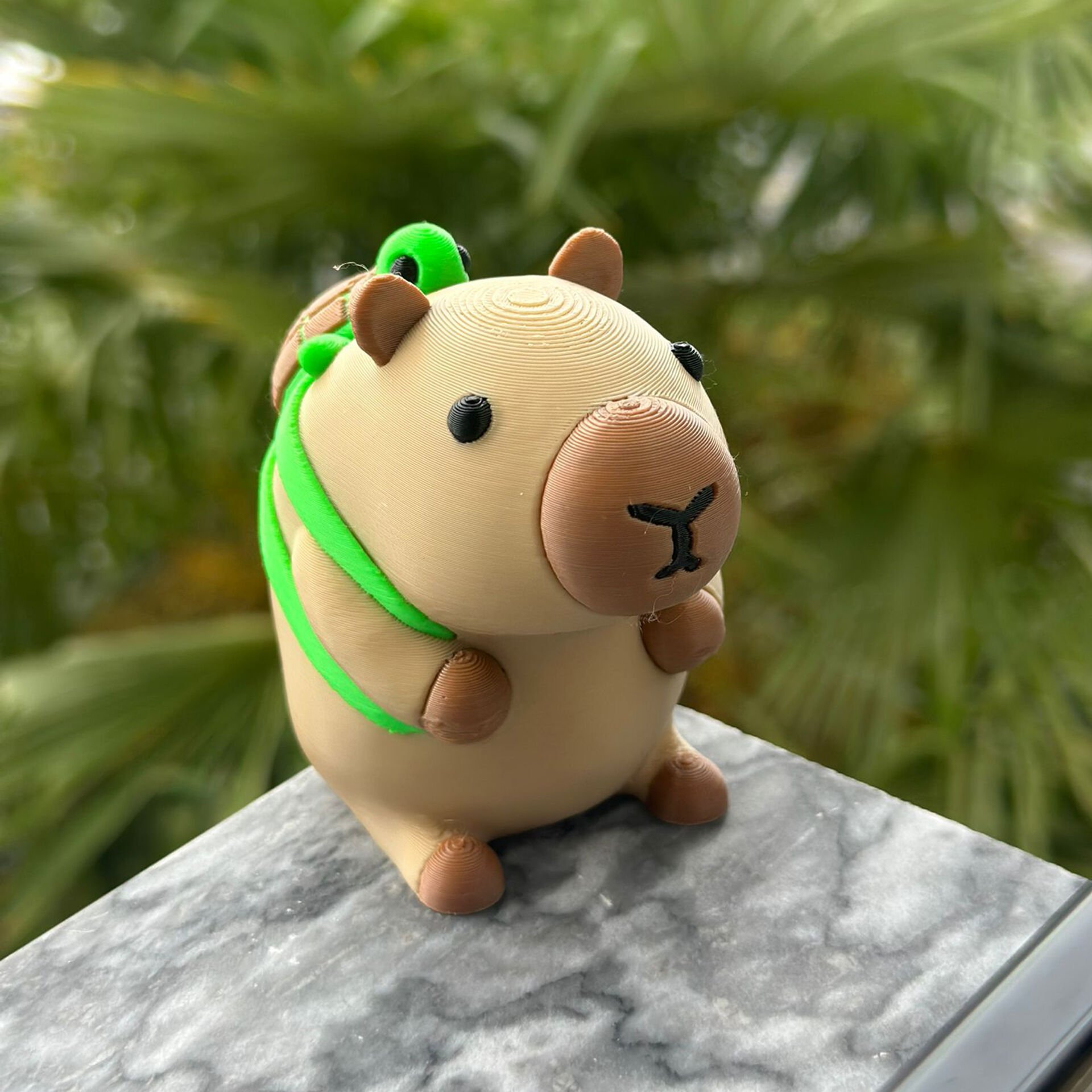 Kaplumbağa Taşıyan Kapibara - DEV FİGÜR