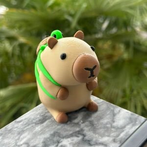 Kaplumbağa Taşıyan Kapibara - DEV FİGÜR