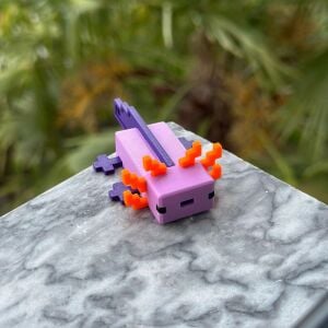 Mor Axolotl -  Minecraft Figürü