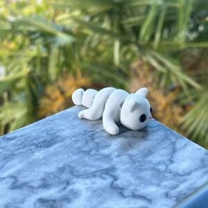 Beyaz Kedi - Hareketli Figür