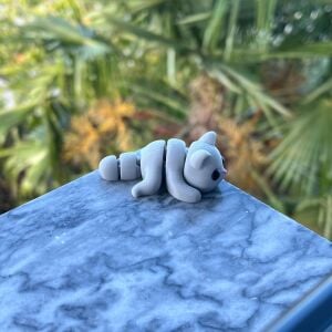 Gri Kedi - Hareketli Figür