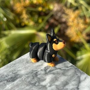 Doberman - Hareketli Figür