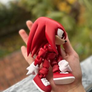 Sonic the Hedgehog - Knuckles Hareketli Dev Figür