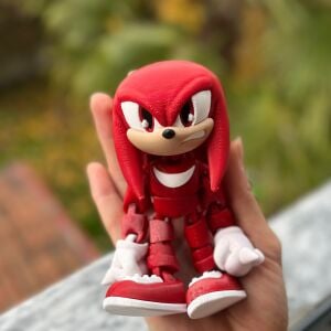 Sonic the Hedgehog - Knuckles Hareketli Dev Figür