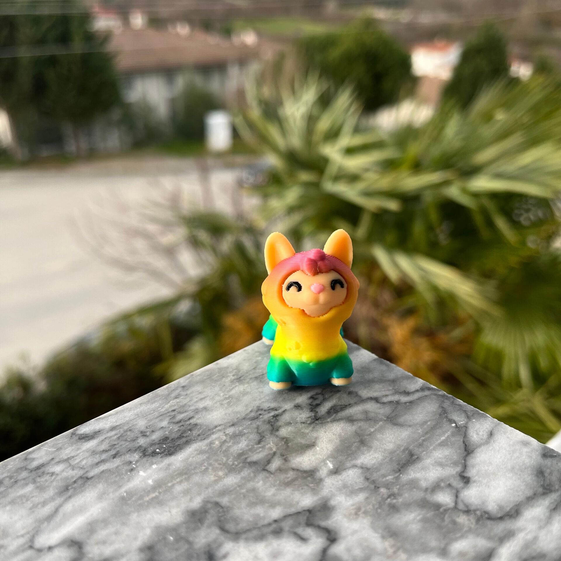 Renkli Lama - Hareketli Figür