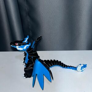 Mega Charizard X- Hareketli Dev Pokemon Figürü