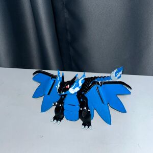 Mega Charizard X- Hareketli Dev Pokemon Figürü